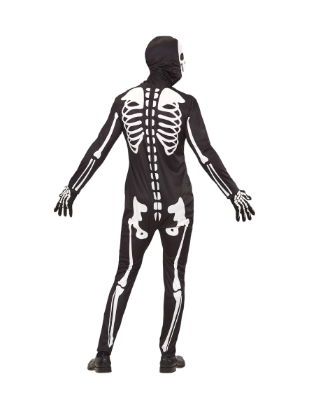 Déguisement Squelette à Zizi Homme (combinaison, gants, masque)