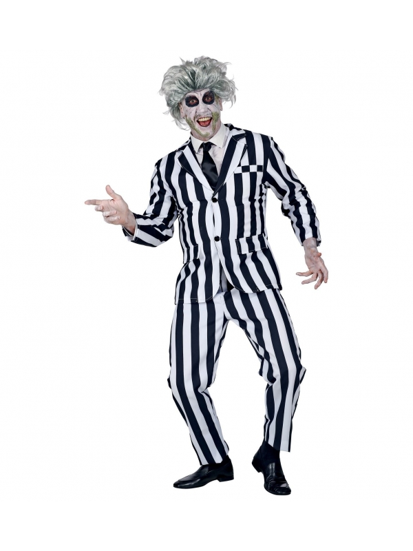 Déguisement Clown Fantome Homme (veste, pantalon, cravate)