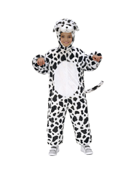 Déguisement Dalmatien enfant (combinaison à capuche avec masque)