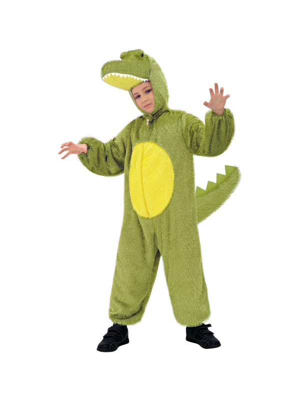 Déguisement crocodile enfant (combinaison à capuche/masque)