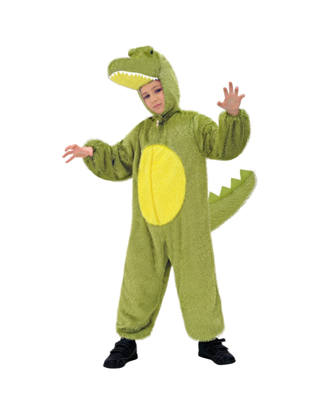 Déguisement crocodile enfant (combinaison à capuche/masque)