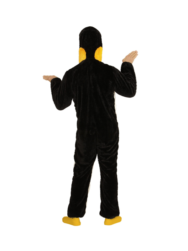 Déguisement Pingouin Peluche Adulte (combinaison à capuche/masque)