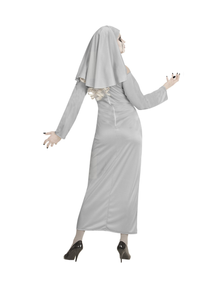 Déguisement Religieuse spectrale (robe, coiffe)