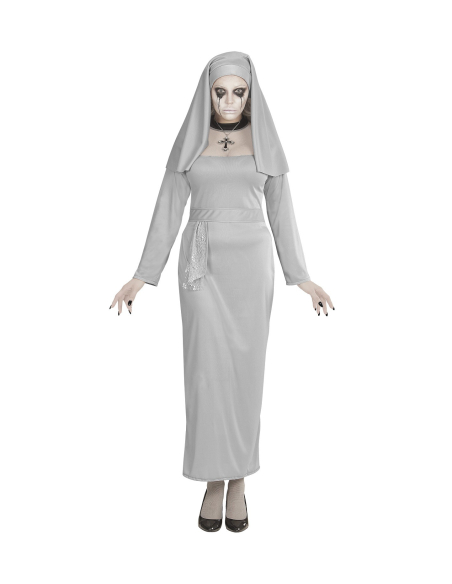 Déguisement Religieuse spectrale (robe, coiffe)