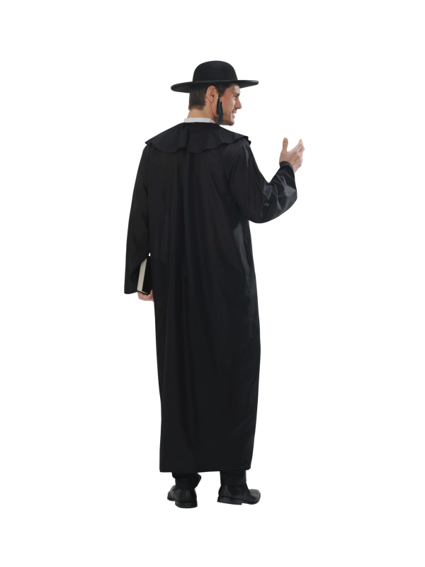 Déguisement Prêtre Homme (soutane, collier avec croix)