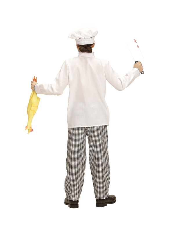 Déguisement chef cuisinier enfant (veste, pantalon, toque)