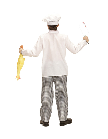 Déguisement chef cuisinier enfant (veste, pantalon, toque)