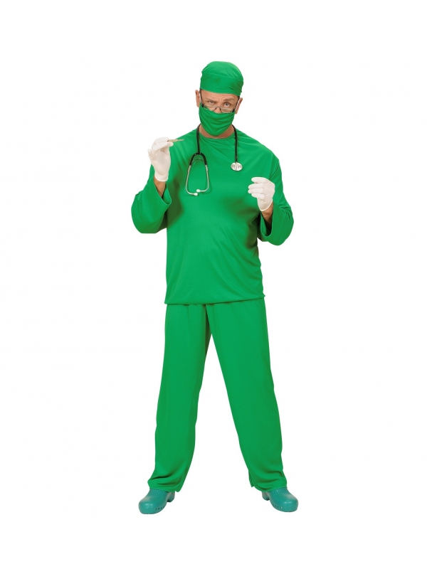 Déguisement Chirurgien Adulte, vert