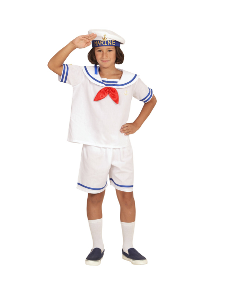 Déguisement Marin Rétro Enfant (ensemble - haut, short, calot)