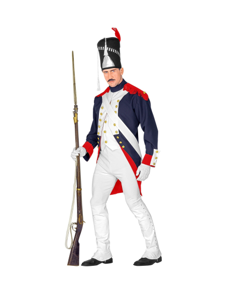 Déguisement Grenadier Homme (veste avec gilet, pantalon, surbottes, chapeau)