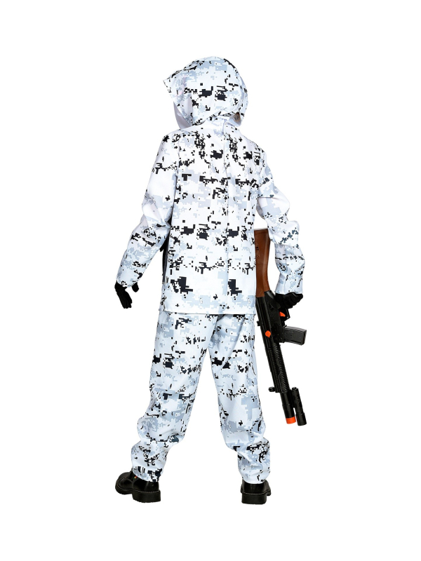 Déguisement Forces spéciales Arctique enfant (manteau avec capuche, pantalon, masque)