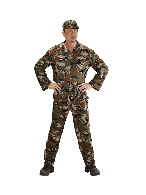 Déguisement Soldat Homme (veste, pantalon, casquette)