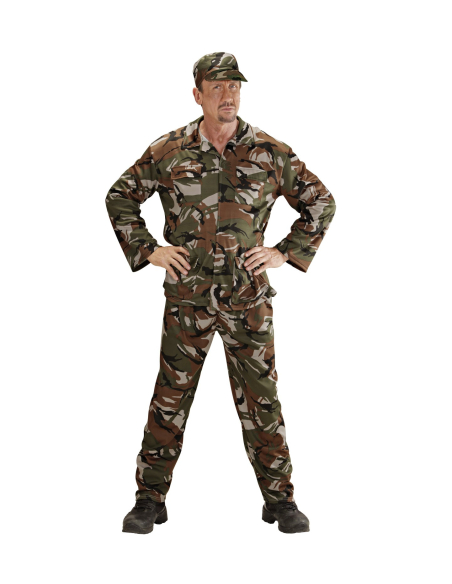 Déguisement Soldat Homme (veste, pantalon, casquette)