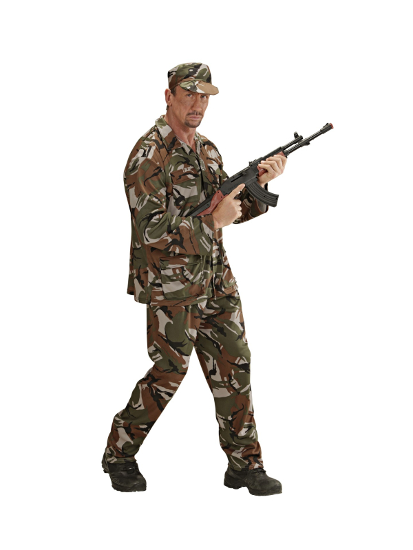 Déguisement Soldat Homme (veste, pantalon, casquette)