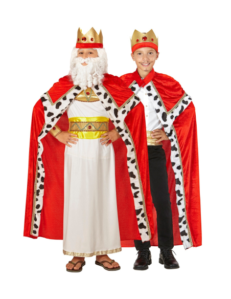 Déguisement roi enfant (cape, couronne)