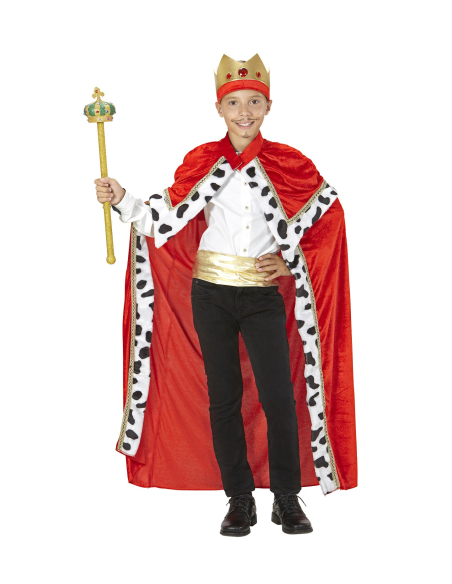 Déguisement roi enfant (cape, couronne)