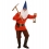 Déguisement Nain Rouge Homme (manteau, pantalon, ceinture avec bourse, couvre-bottes, chapeau avec o