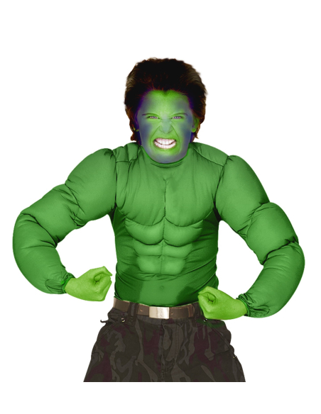 Déguisement Muscle Vert Garçon (chemise)