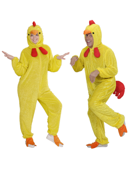 Déguisement Poussin Peluche Adulte (combinaison à capuche/masque)