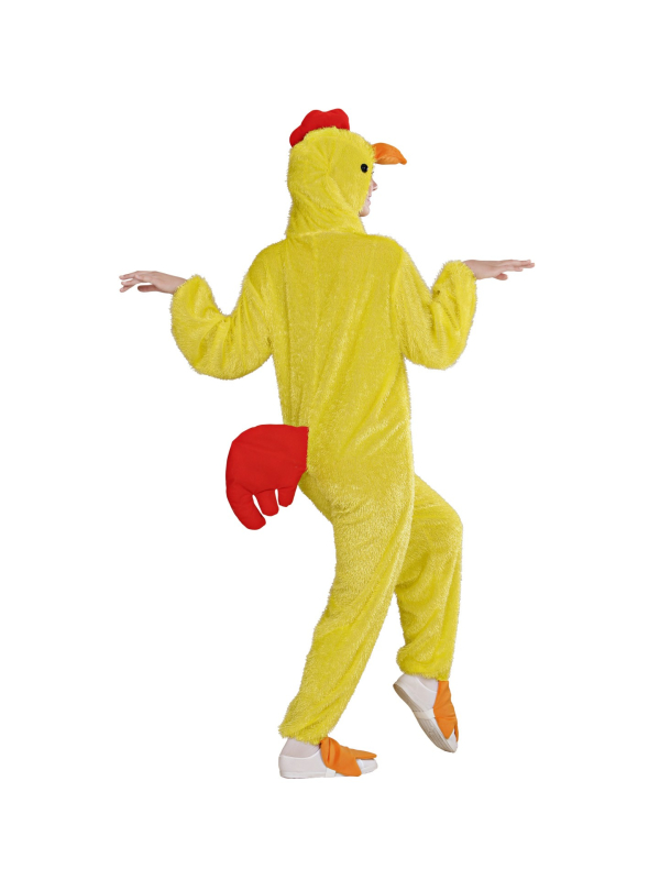 Déguisement Poussin Peluche Adulte (combinaison à capuche/masque)