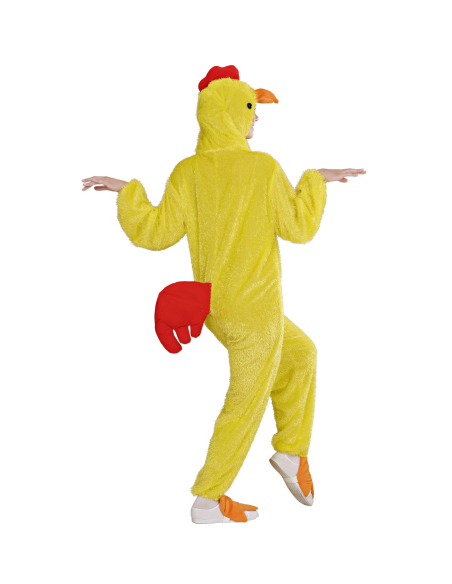 Déguisement Poussin Peluche Adulte (combinaison à capuche/masque)