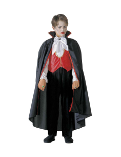 Déguisement Dracula enfant (chemise avec pantalon ,gilet, papillon, cape)