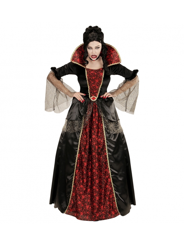 Déguisement chatelaine vampire (robe avec jupon crinoline)
