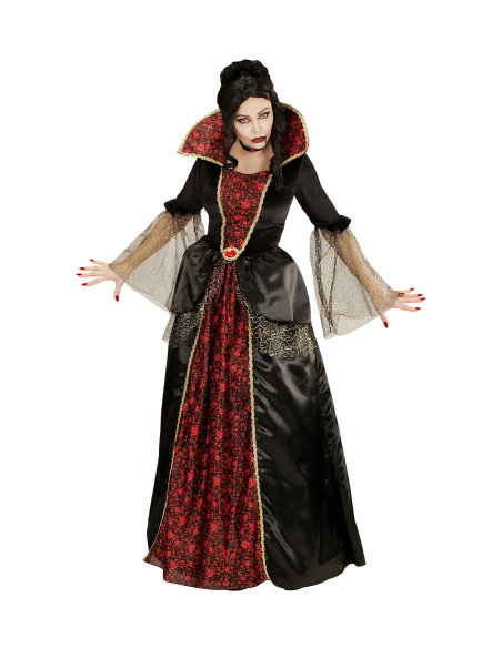 Déguisement chatelaine vampire (robe avec jupon crinoline)
