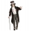 Déguisement Fiancé Zombie, Homme  (queue de pie avec chemise, pantalon, foulard, haut de forme avec 