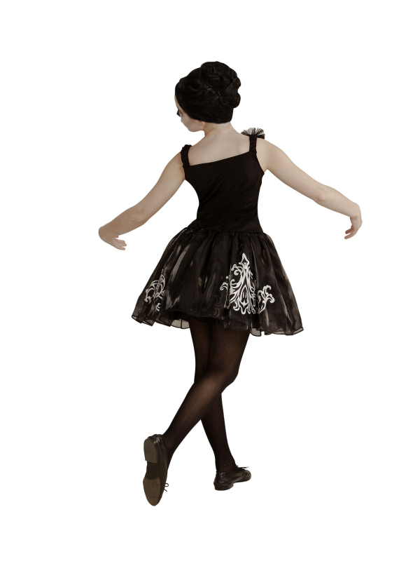 Déguisement Halloween fille (robe squelette noire)