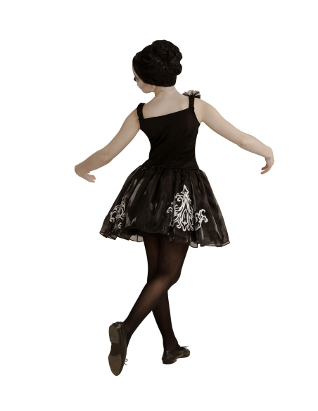 Déguisement Halloween fille (robe squelette noire)