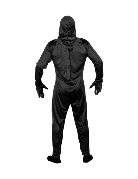 Déguisement Squelette Neon Homme (tenue, gants, masque)