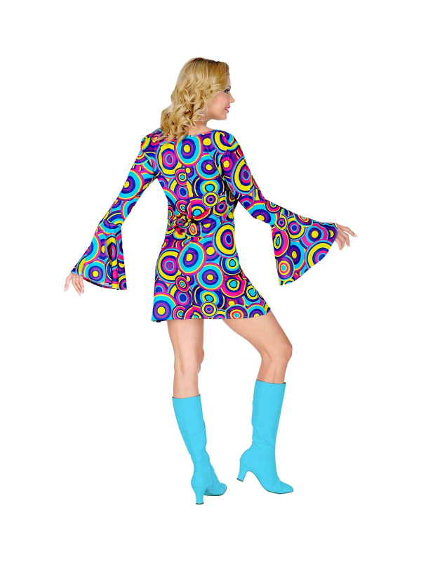 Déguisement disco femme (robe bleue)