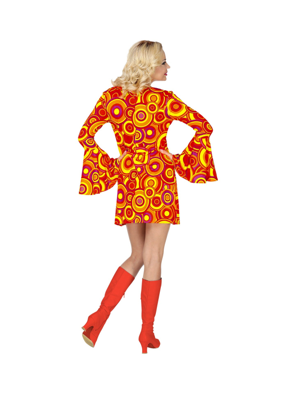 Déguisement disco femme (robe orange)