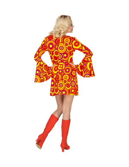 Déguisement disco femme (robe orange)
