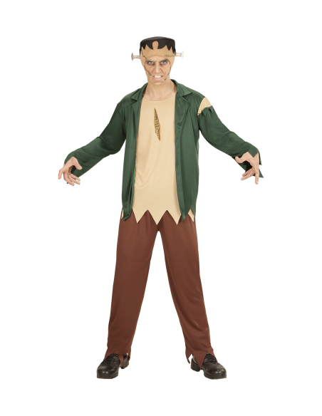 Déguisement Monstre Homme (veste avec chemise, pantalon, coiffe)