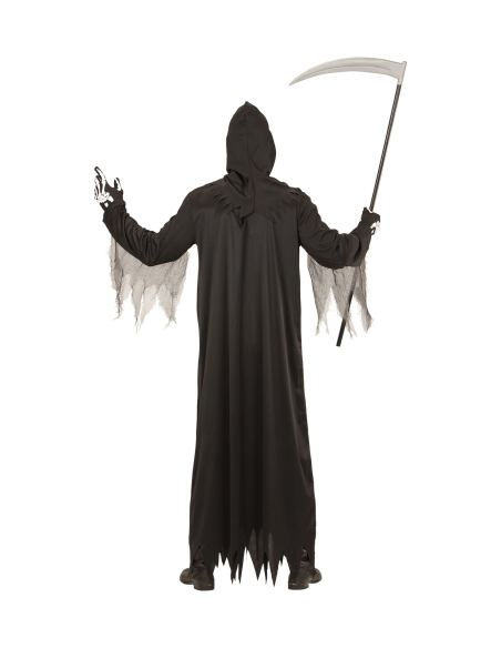 Déguisement Fossoyeur noir et gris, garçon  (tunique avec chaine, masque à capuche)