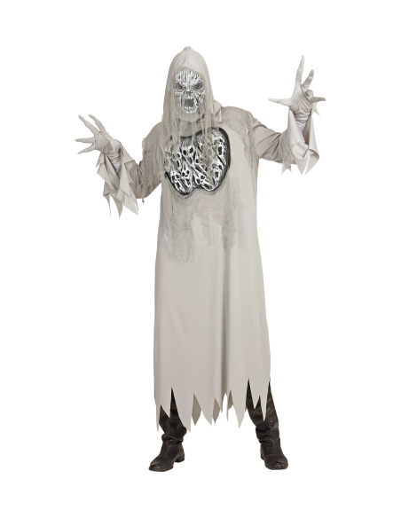 Déguisement Fantôme Hurlant Homme (tunique à capuche, gants, masque)
