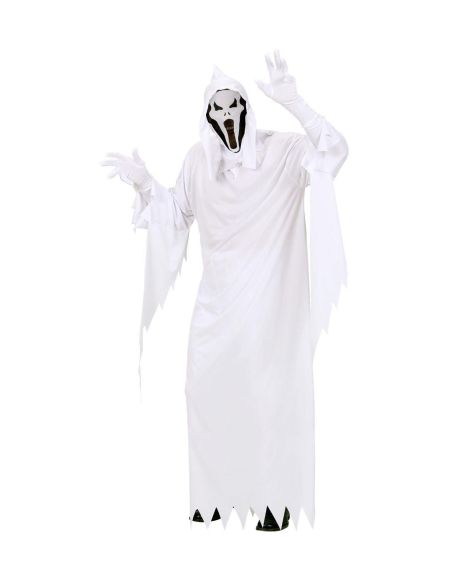 Déguisement Fantome Enfant (tunique, masque avec capuche)