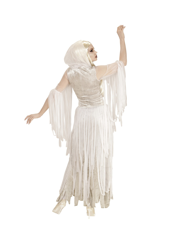 Déguisement femme fantôme blanc (robe)