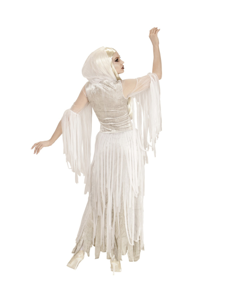 Déguisement femme fantôme blanc (robe)