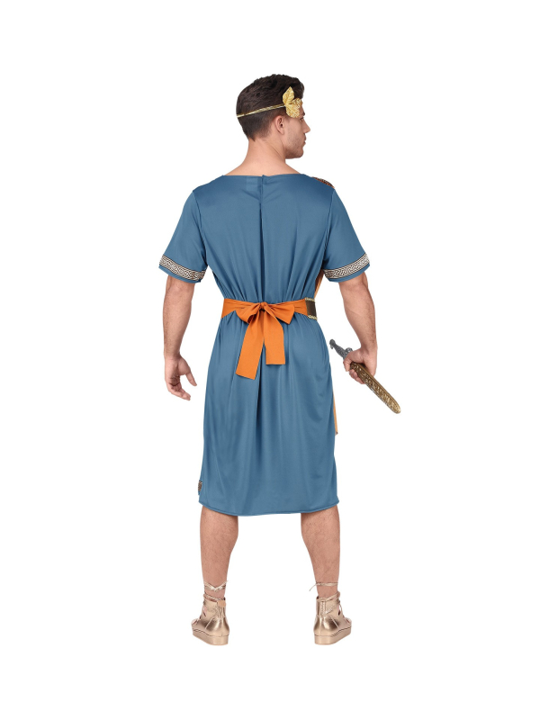Déguisement Empereur Romain Homme (tunique avec drapé, ceinture, couronne de laurier)