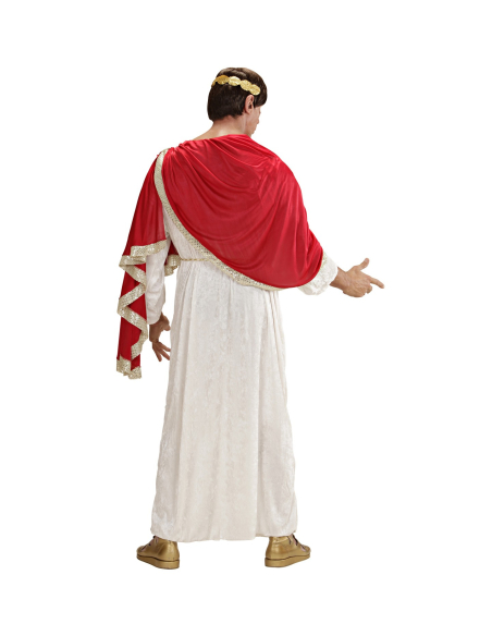 Déguisement Romain Marc Aurele Homme (tunique avec toge, ceinture, couronne de laurier)