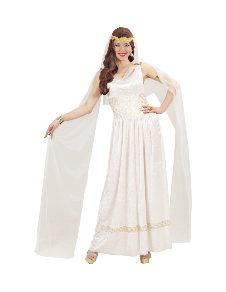 Impératrice romaine (robe avec voiles et perles, couronne de laurier avec voile)