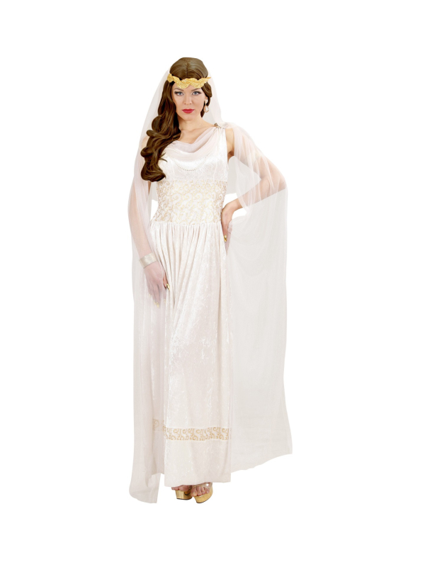 Impératrice romaine (robe avec voiles et perles, couronne de laurier avec voile)