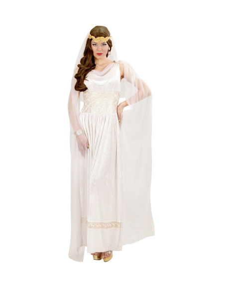 Impératrice romaine (robe avec voiles et perles, couronne de laurier avec voile)