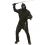 Déguisement Ninja Adulte (casaque avec capuche, pantalon, ceinture, masque, bandes pour bras et jamb