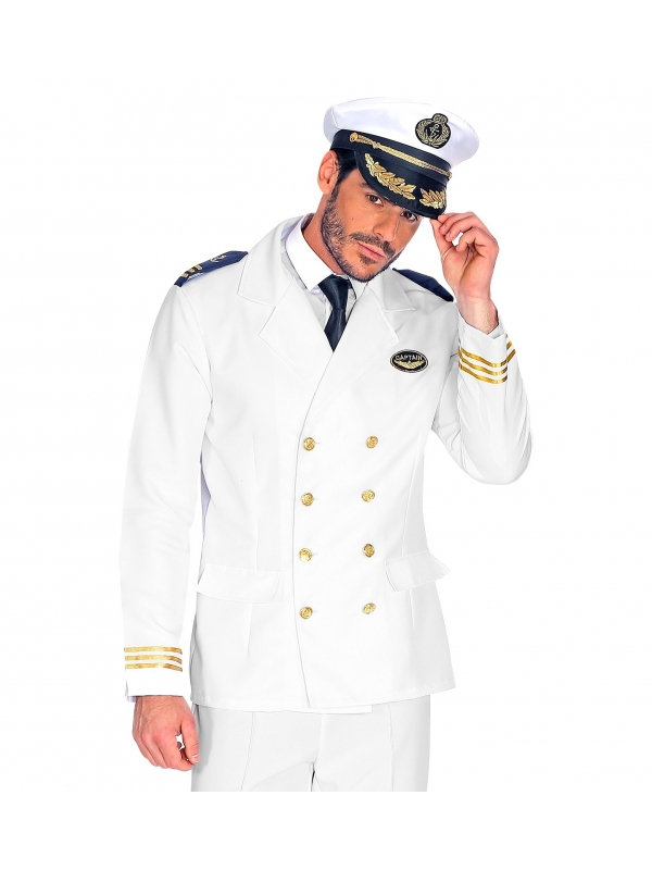 Déguisement Capitaine Marine Homme (veste blanche)