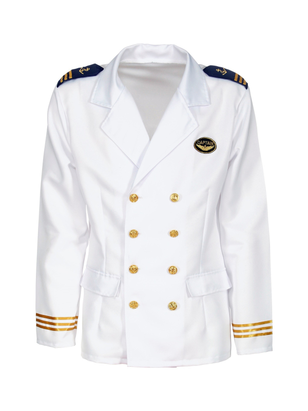 Déguisement Capitaine Marine Homme (veste blanche)