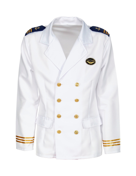 Déguisement Capitaine Marine Homme (veste blanche)